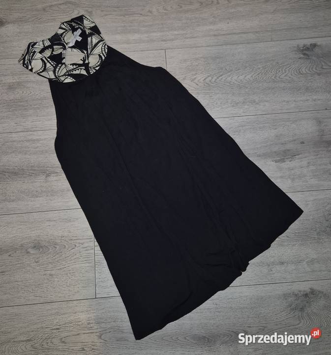 Bluzka damska Look czarna 40L Bez wzoru łódzkie