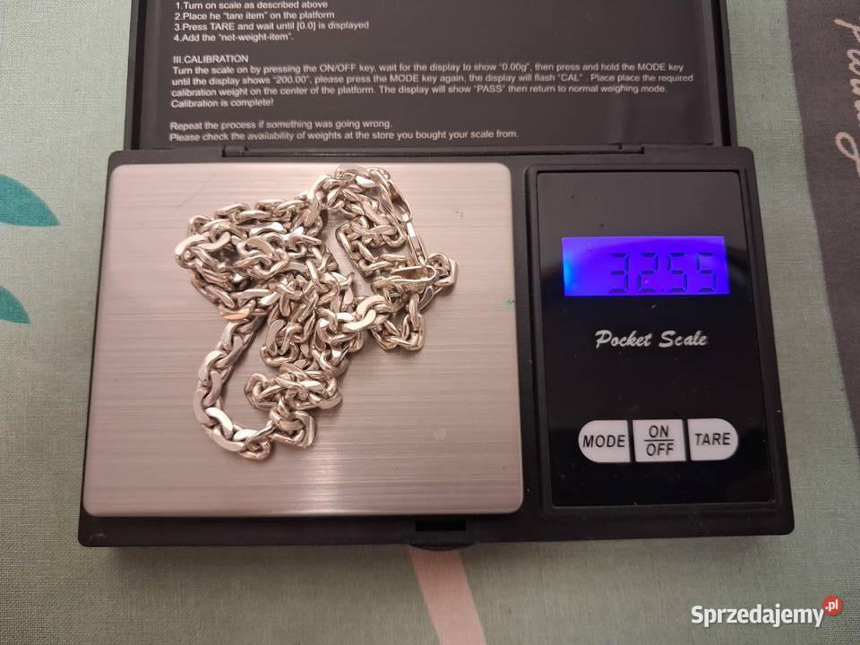 Łańcuszek srebro Tychy