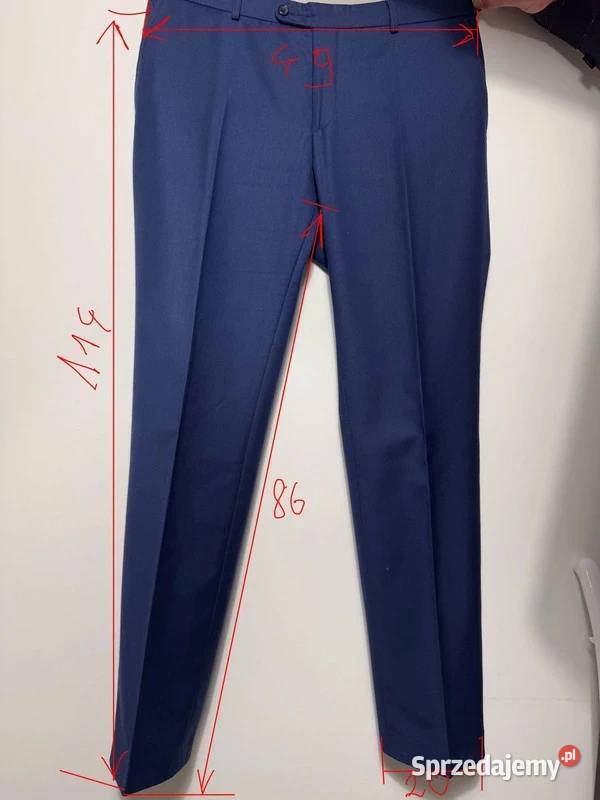 Garnitur City Time 112 Niebieski Granatowy Nowy Rozmiar 50 Męska