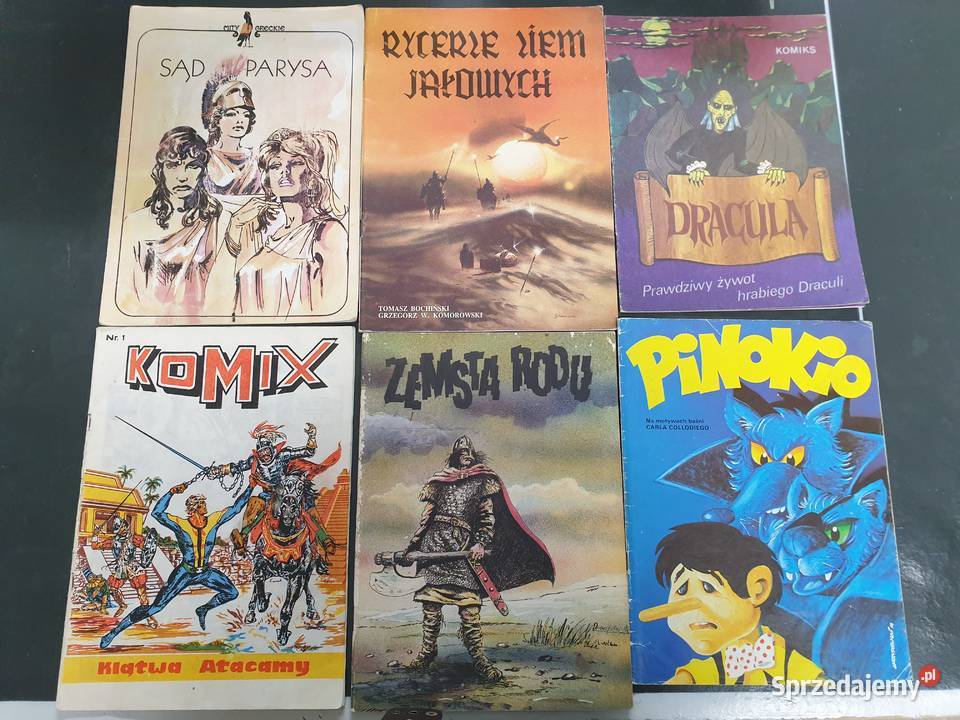Zestaw 6ciu komiksów polskie wydania pomorskie Gdynia