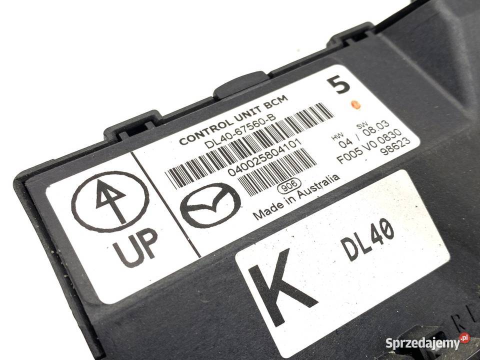 MODUŁ KOMFORTU MAZDA 2 DE DL4067560B Hatchback