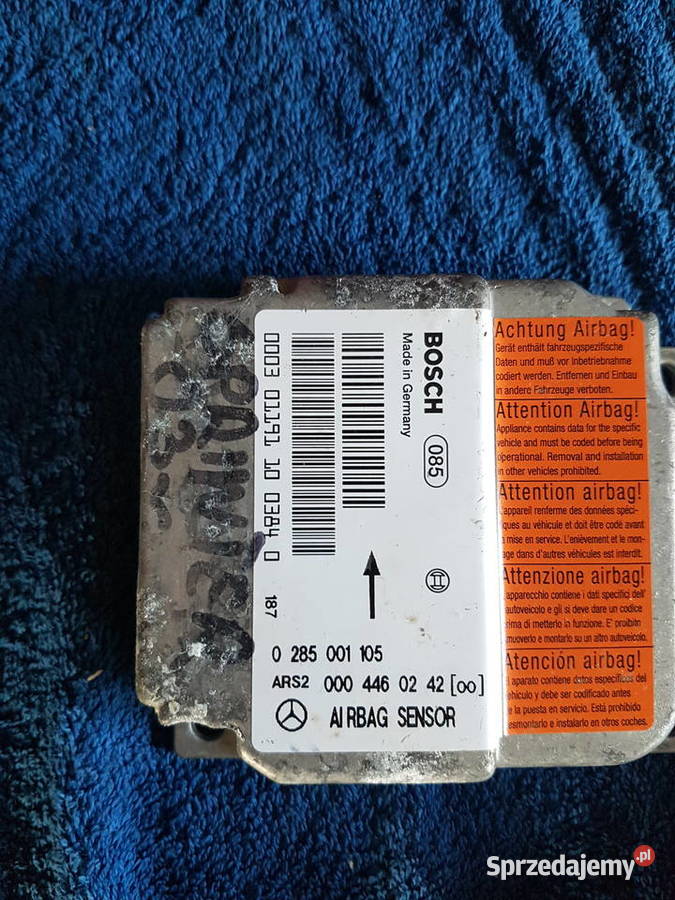MERCEDES SPRINTER W903 SENSOR AIR BAG MODUL Poduszki powietrzne Turek