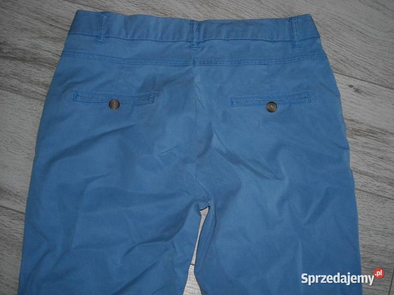Błękitne spodnie zara 34 xs