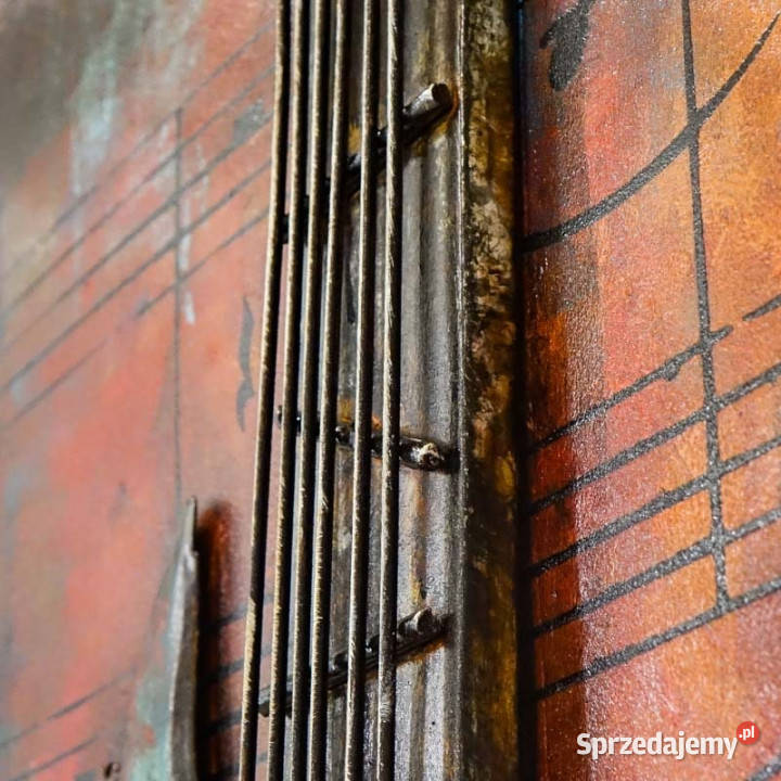 Obraz metalowy 3D LOFT MUZYKA BLUES 40x60 Chmielnik