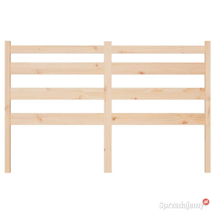 Wezgłowie łóżka 146x4x100 lite drewno sosnowe Warszawa