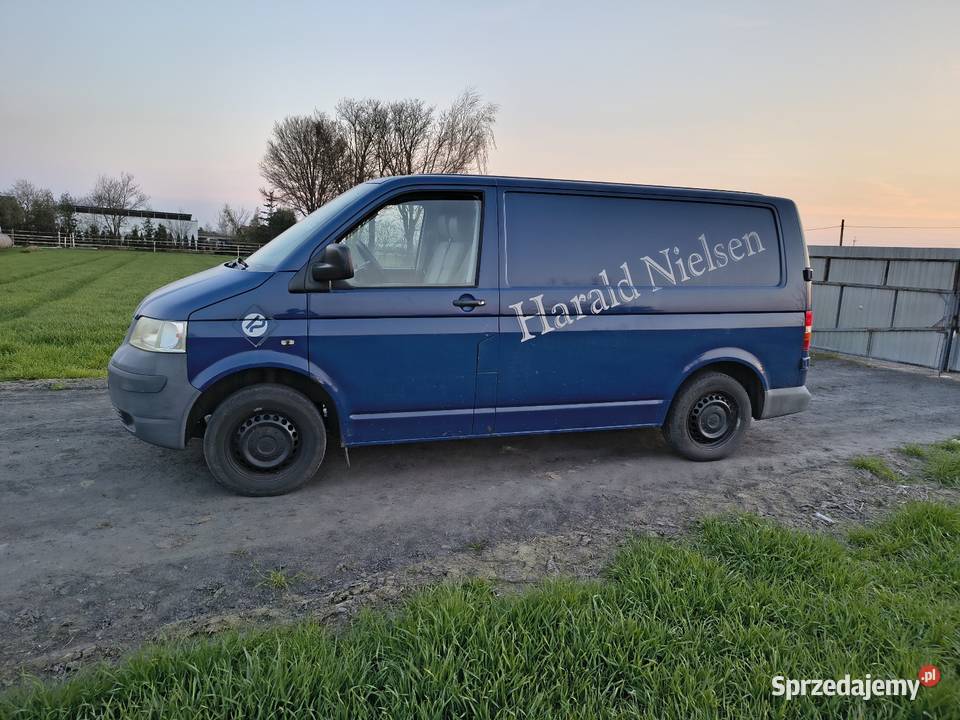 VW Transporter T5 19TDI mały przebieg hak granatowy Długie Stare