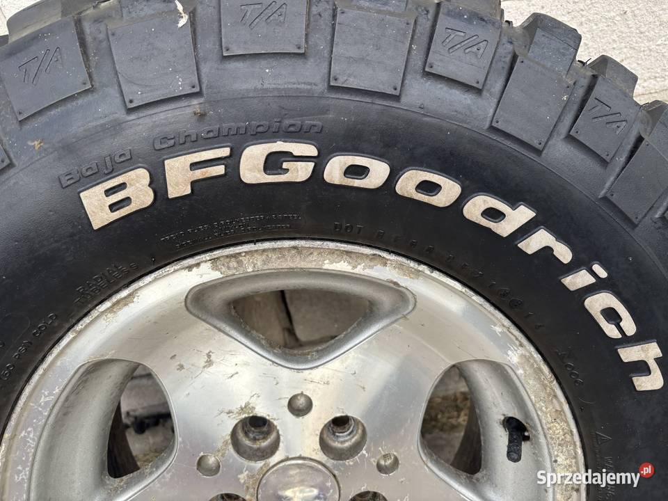 Opony plus felgi aluminiowe BFGoodrich do dużych