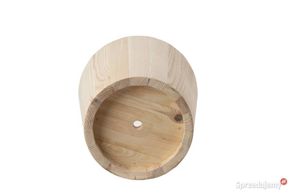 Donica drewniana sosnowa ŚREDNIA donica ogrodowa Kalety
