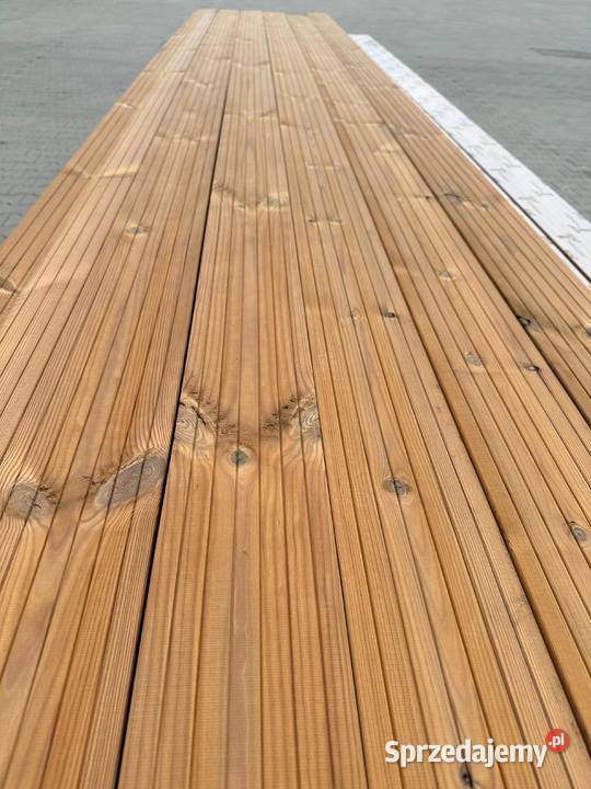 Deska tarasowa Thermo termo sosna ryflowana Prusice