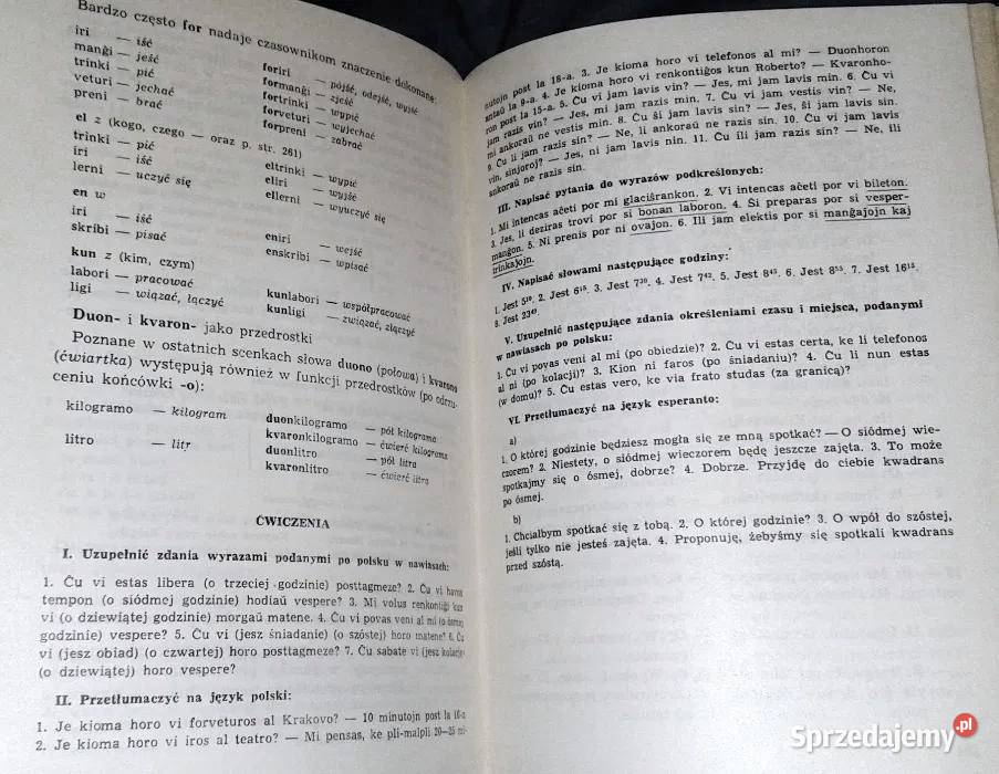 Cu vi parolas esperante Andrzej Pettyn Chełm sprzedam