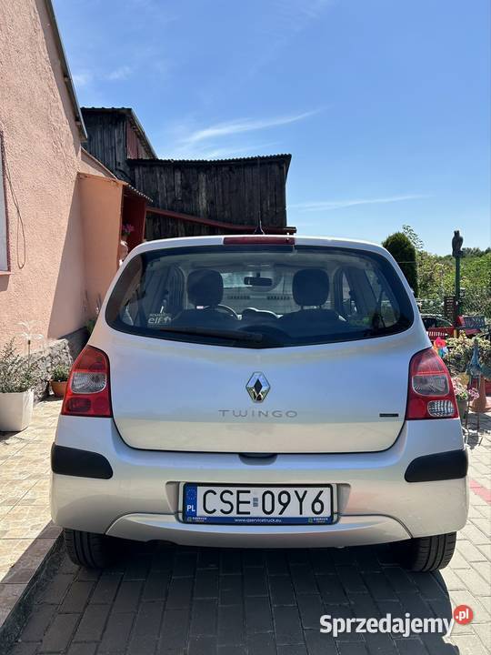 Renault twingo srebrny nieuszkodzony kujawsko-pomorskie Mała Cerkwica