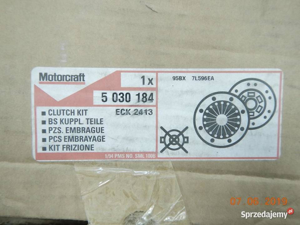 SPRZĘGŁO FORD MONDEO 9600 18 D ORYGINAŁ ASO osobowe lubelskie