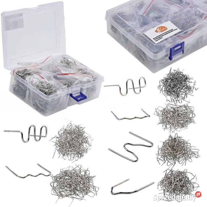 Zszywki do Plastiku 6 Rodzajów 600 w Boxie Ludźmierz