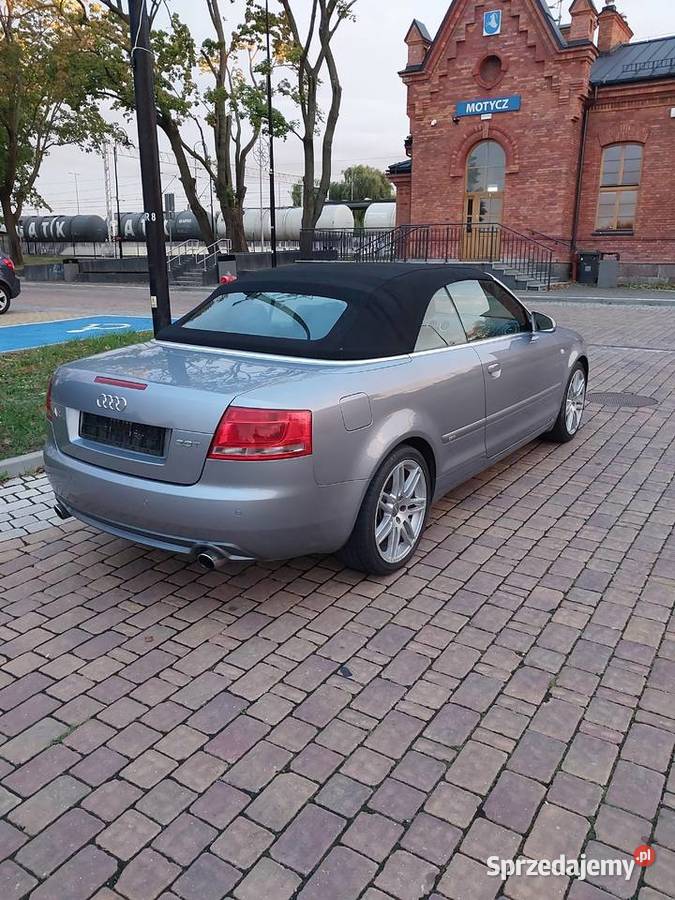 Audi A4 B7 18T Cabrio sline alu18 200 automatyczna Motycz