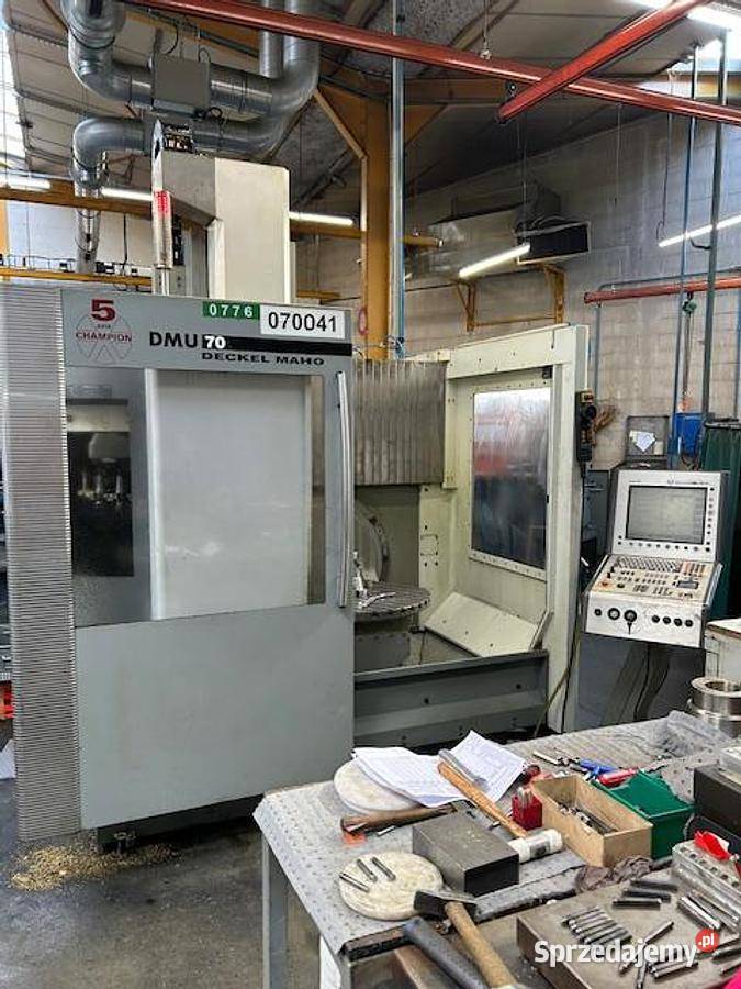 DMG DMU 70 5 osi Heidenhain TNC 530 2007 zachodniopomorskie Szczecin