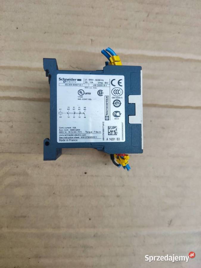 Zestaw styczników Schneider TeSys 24V DC Kotlin