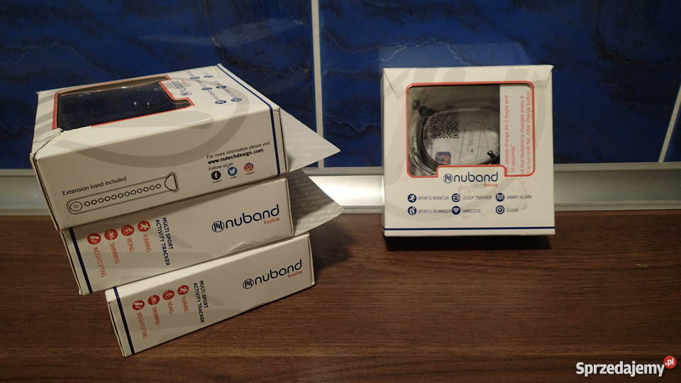 Zegarek Pomiarowy Krokomierz NUBAND EVOLVE NOWY