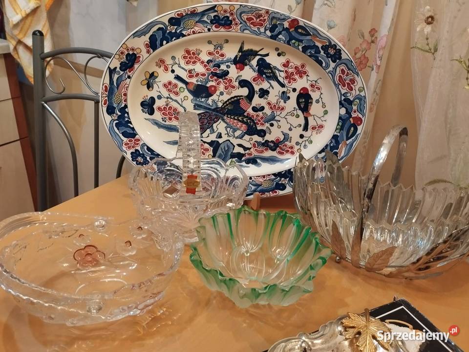 wyprzedaż różności tace szkło ceramika Gorzów Wielkopolski