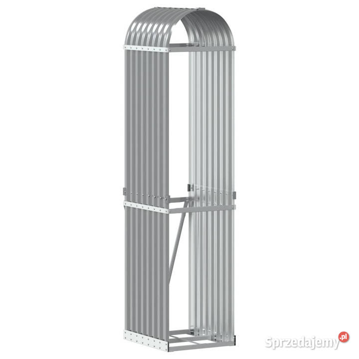 Stojak na drewno jasnoszary 40x45x170 stal Warszawa sprzedam