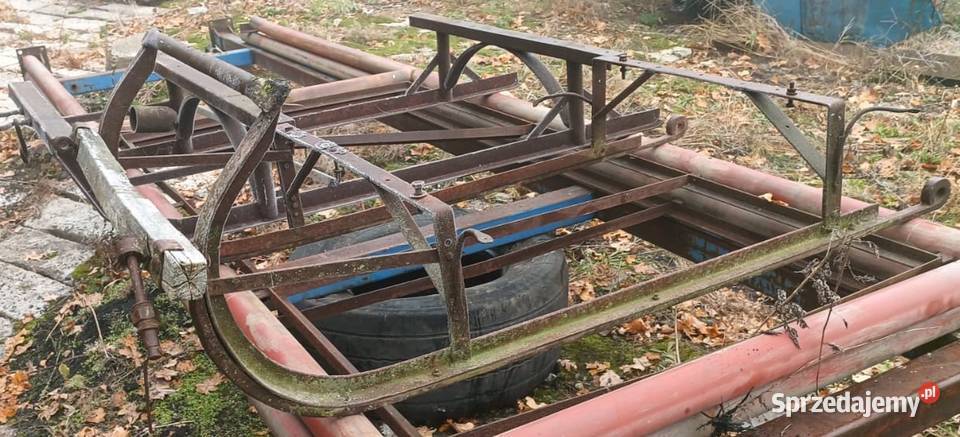 Sanie konne metalowe płozy rama stelaż Brodnica