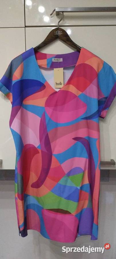 Sukienka letnia w kolorach wielobarwnych lubelskie Lublin sprzedam