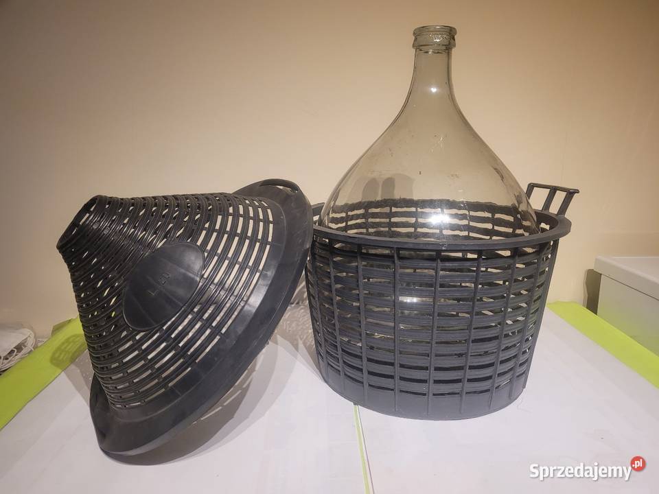 Gąsior balon 20L w koszu do wina nalewek mazowieckie sprzedam