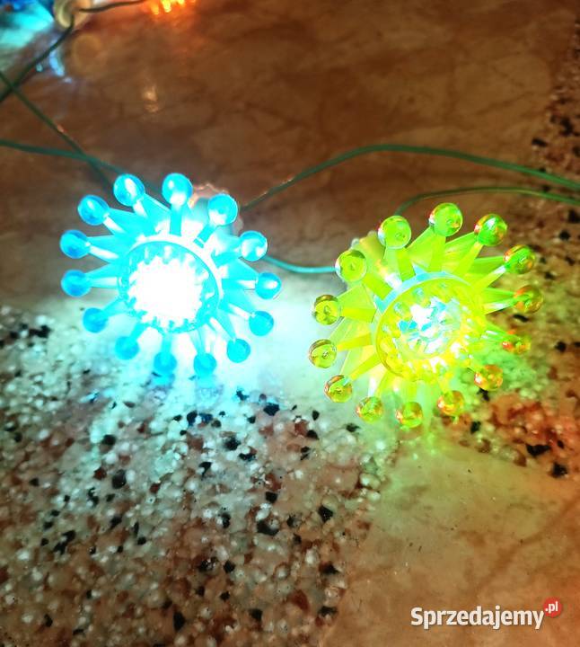 Lampki choinkowe z PRLu vintage Łódź sprzedam