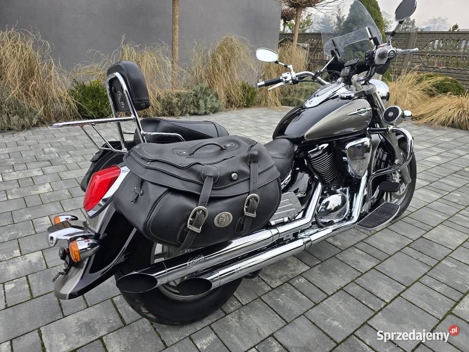 Suzuki VL800 Zadbany Gmole Sakwy Szyba elektryczny starter Sieradz