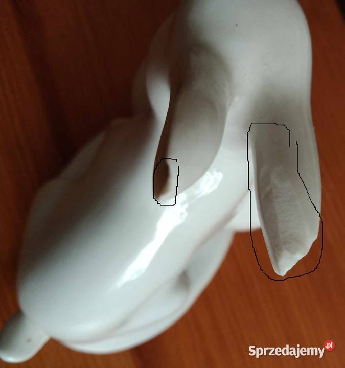 zajaczek porcelanowy Porcelana i szkło Ostrowiec Świętokrzyski