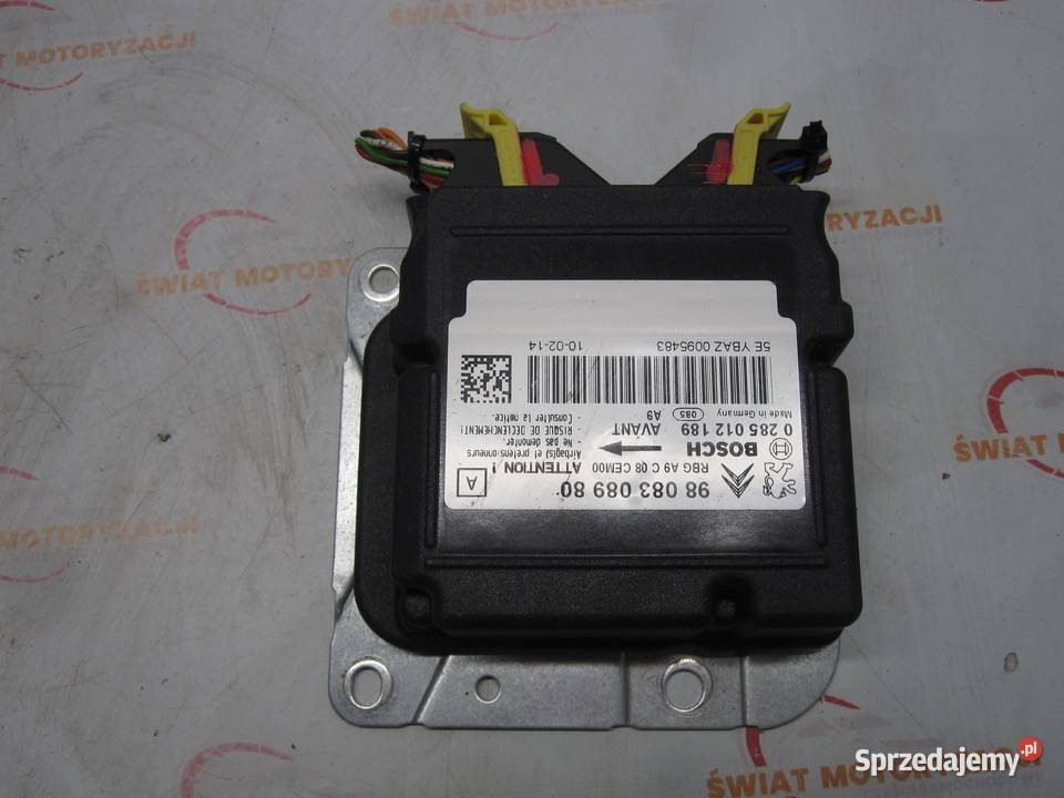 PEUGEOT 208 I 14r moduł AIRBAG 0285012189 świętokrzyskie sprzedam