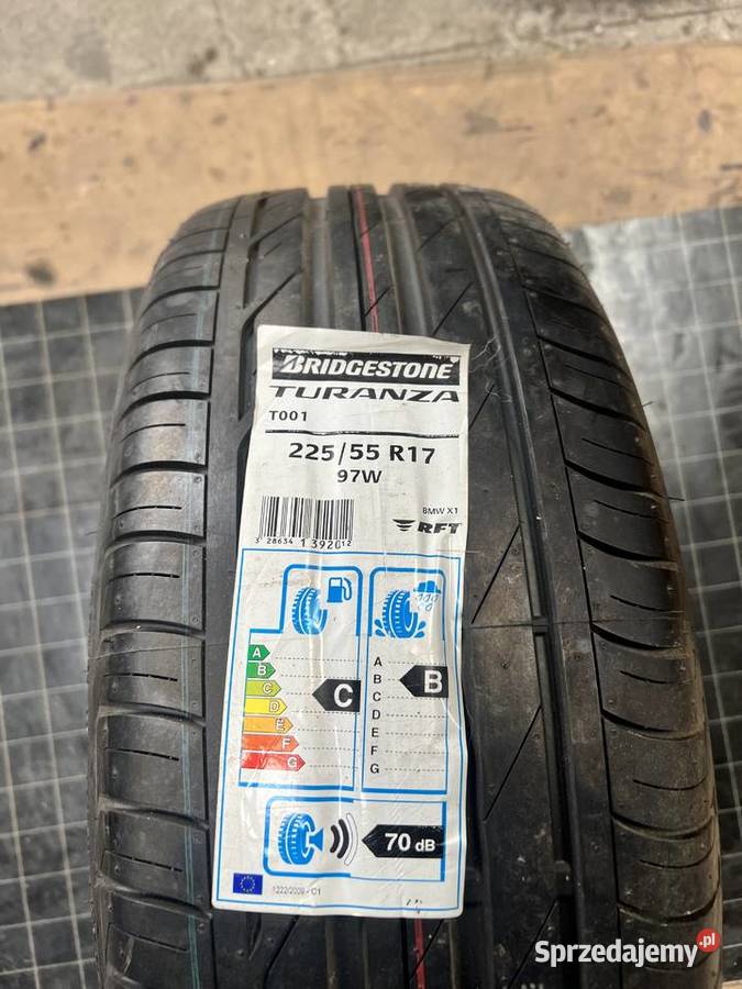 NOWA Bridgestone Turanza T001 22555R17 97W RFT Ślesin sprzedam