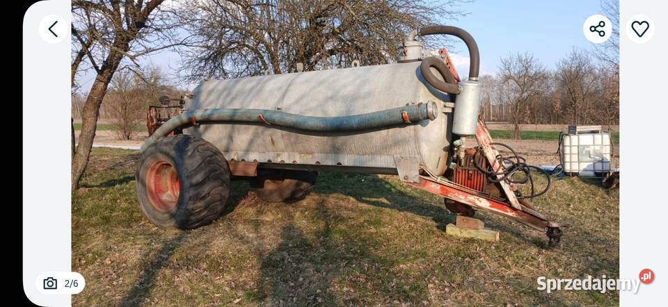 Wóz asenizacyjny 7000 litrow beczka beczkowóz mazowieckie Gózd