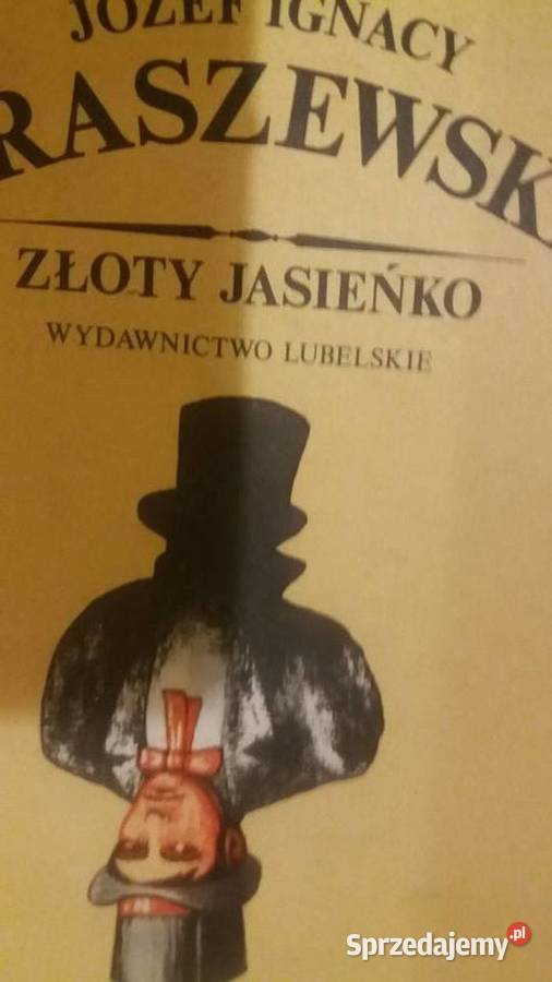Kraszewski książki Złoty Jasieńko antykwaryczne