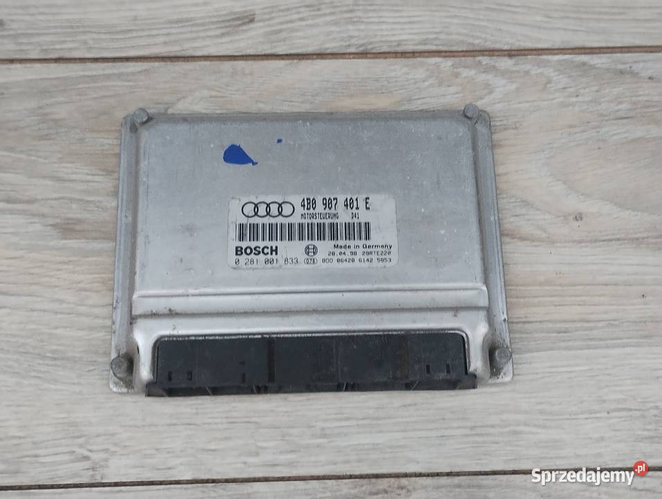 KOMPUTER STEROWNIK SILNIKA AUDI A6 C5 4B0907401E osobowe