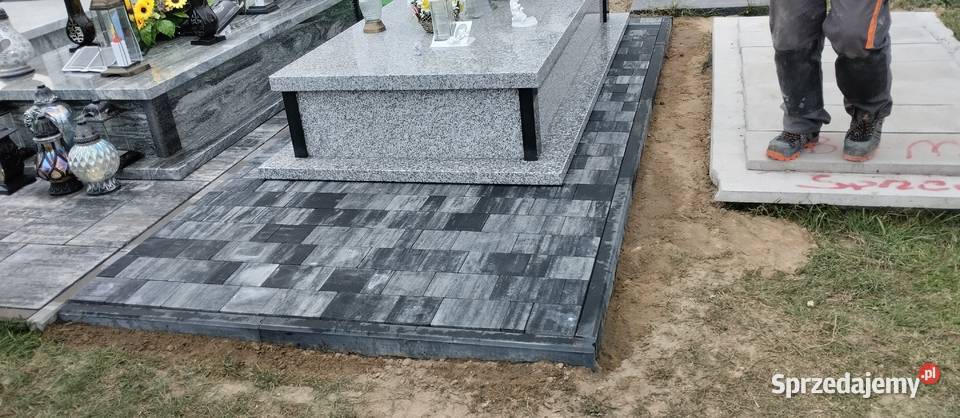 Układanie kostki nagrobkach lubelskie Zamość