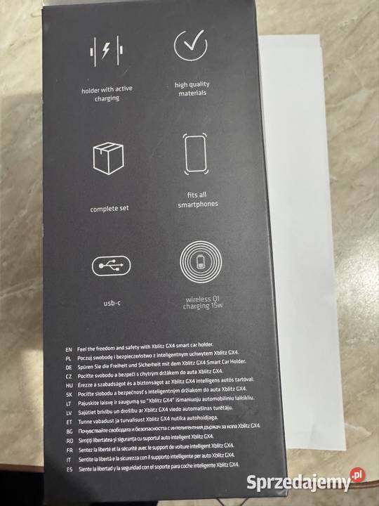 Uchwyt samochodowy z ładowarką indukcyjną Xblitz Biertowice