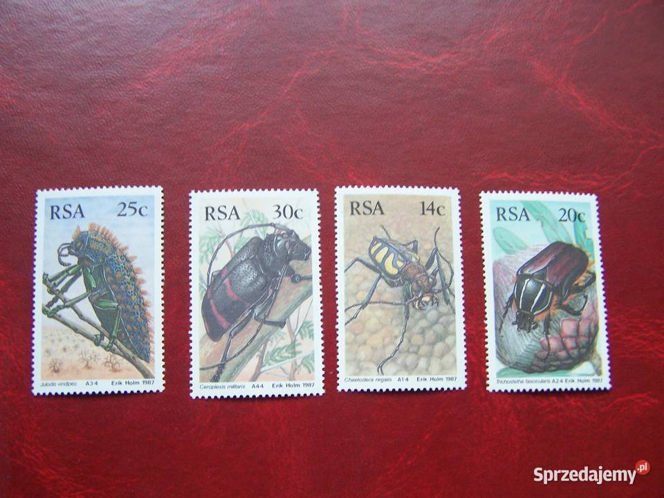 RPA 1987 MNH Mi 70104 Fauna Owady Filatelistyka Tychy
