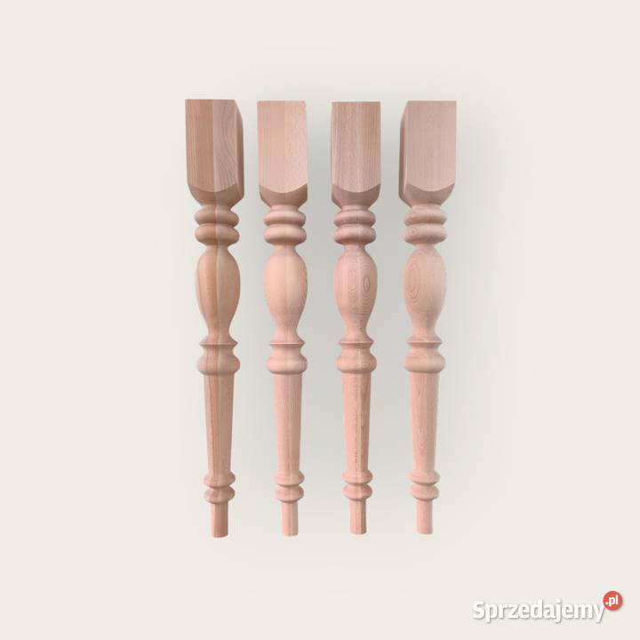 noga stołowa nogi buk bukowe toczone 75 stół dolnośląskie Bolesławiec