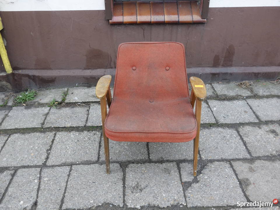 Fotel Chierowskiego 366 PRL do renowacji