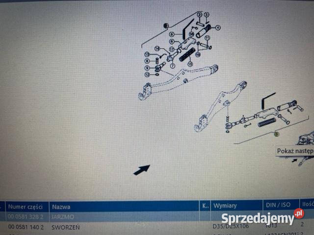 Claas xerion 3300 3800 stabilizator boczny Jastrzębniki sprzedam