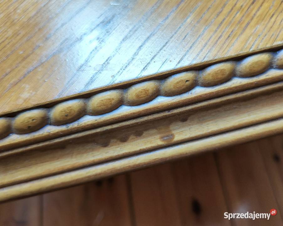 Brązowy stolik kawowy stół stoliczek retro Szczecin