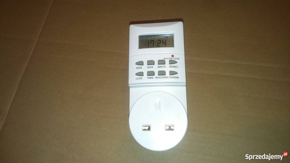 Programator elektroniczny czasowy LCD 7 dni 24h Elektronika
