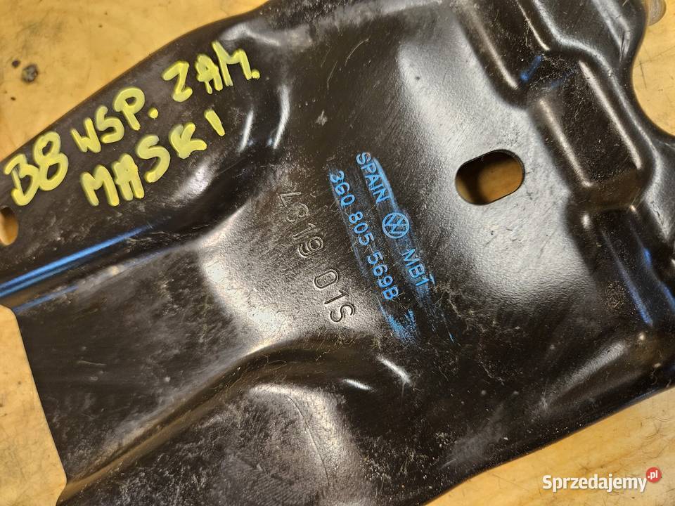 VW PASSAT B8 WSPORNIK ZAMKA MASKI 3G0805569B osobowe wielkopolskie Międzychód