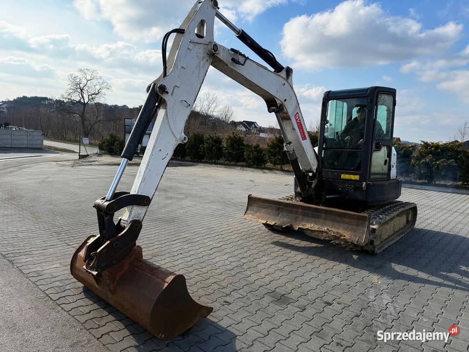 minikoparka BOBCAT E50 kabina waga 5000 gumowe Działoszyn
