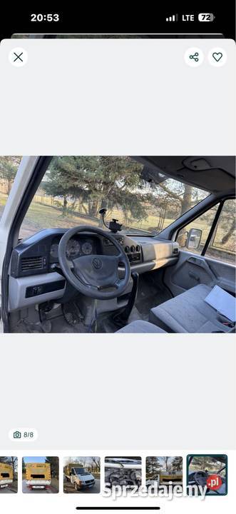 Vw Crafter 25 Tdi 109 Koni Plandeka Burty Napęd tylna oś Volkswagen