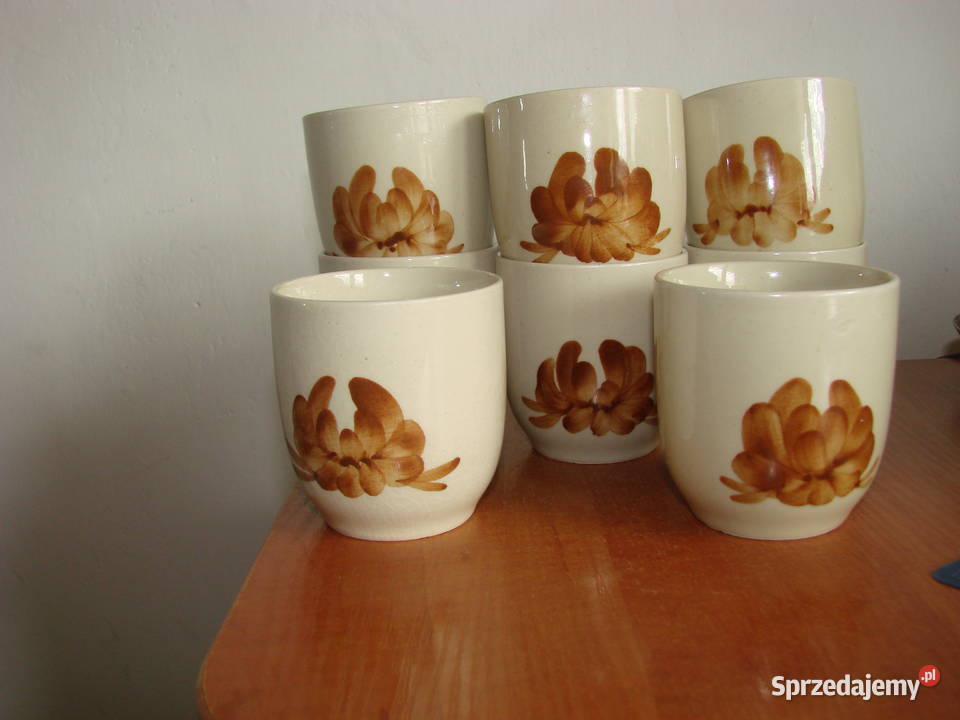 Mirostowice fajansowy kubeczek pomorskie Pruszcz Gdański