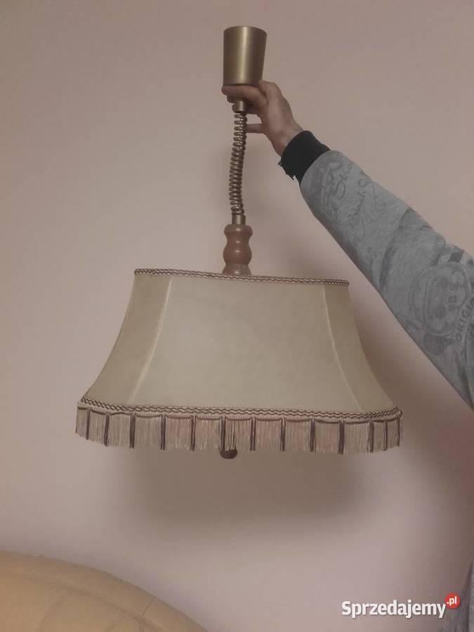 lampa wisząca wintage retro bilard sztuczna Lampy wiszące
