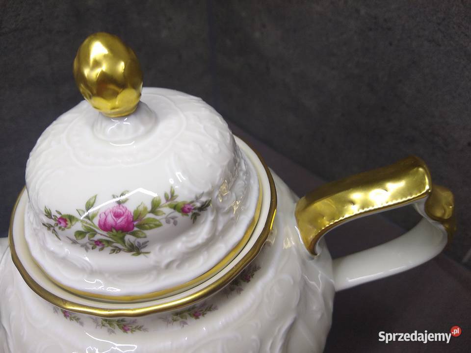 Dzbanek do herbaty Rosenthal Sanssouci Moosrose wielkopolskie Kalisz