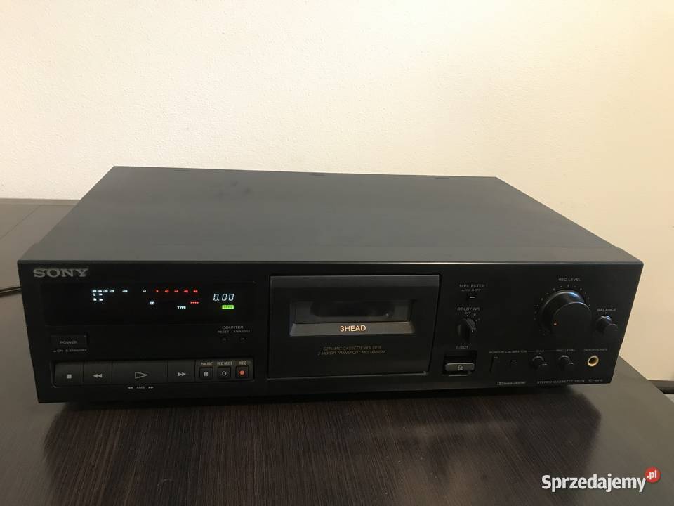 Deck Sony tc k415 3 head do zmiany paski Magnetofony