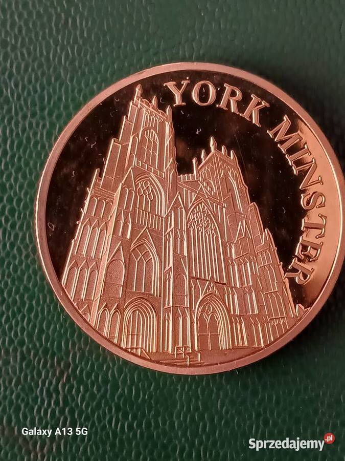 MedalNumizmat W Brytania York Minster Lustrzany Konin sprzedam